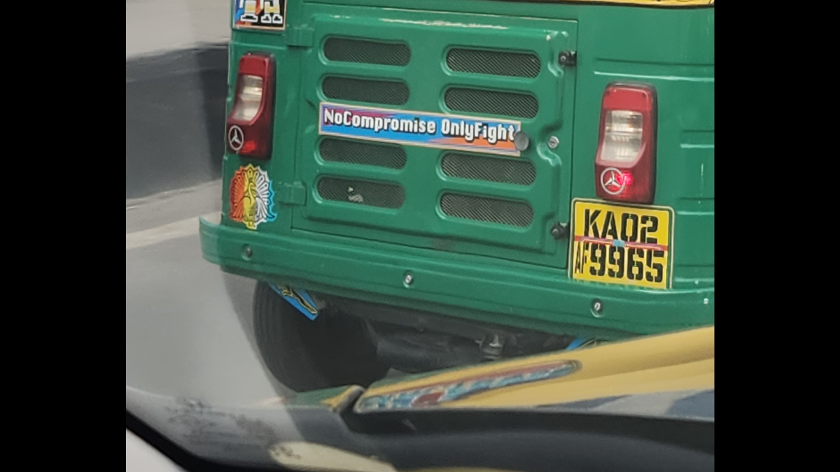 Peak Bengaluru Moment: Auto Rickshaw Slogan Leaves Social Media In Splits