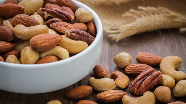 Soaked nuts are easier to digest