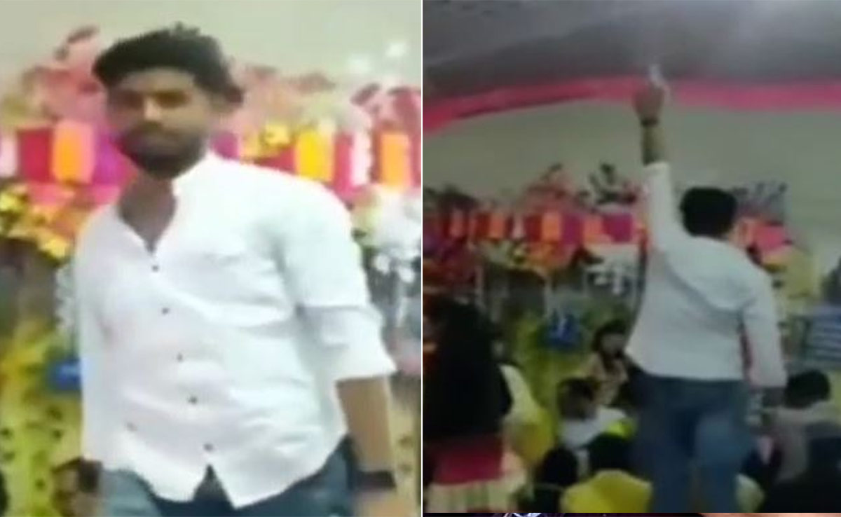 शादी समारोह में फायरिंग करते हुए युवक ने बनाया रील, मैहर पुलिस आरोपी की तलाश में जुटी