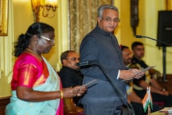 Ex Supreme Court Judge AM Khanwilkar Administered Oath As Lokpal Chairperson Ex Supreme Court Judge AM Khanwilkar Administered Oath As Lokpal Chairperson