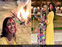 Nimrat Kaur's Holi Celebrations In Bikaner, Rajasthan Were Filled With Tradition, Music And Vibrance Nimrat Kaur's Holi Celebrations In Bikaner, Rajasthan Were Filled With Tradition, Music And Vibrance