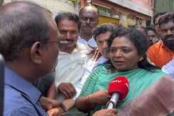 Ex-Telangana Governor Tamilisai Soundararajan Files Nomination From South Chennai Ex-Telangana Governor Tamilisai Soundararajan Files Nomination From South Chennai