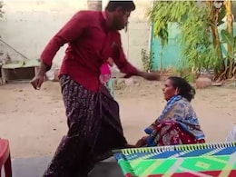 Andhra Man Drags Mother By Hair, Slaps Father Over Land Given To Brother Andhra Man Drags Mother By Hair, Slaps Father Over Land Given To Brother