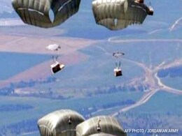 US Military Cargo Planes Airdrop More Aid For Gaza US Military Cargo Planes Airdrop More Aid For Gaza