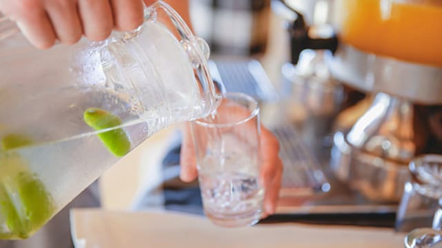 Lemon water is not only refreshing but also alkalising and detoxifying for the body