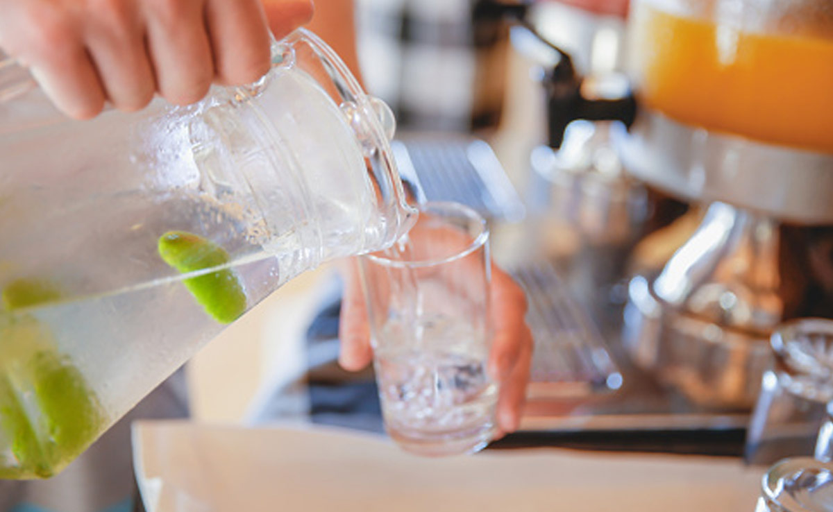 Lemon water is not only refreshing but also alkalising and detoxifying for the body