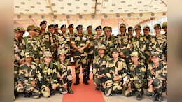 BSF के DG का पहला जैसलमेर दौरा, कहा- 'सीमा सुरक्षा में तैनात जवानों पर पूरे देश को है गर्व'
