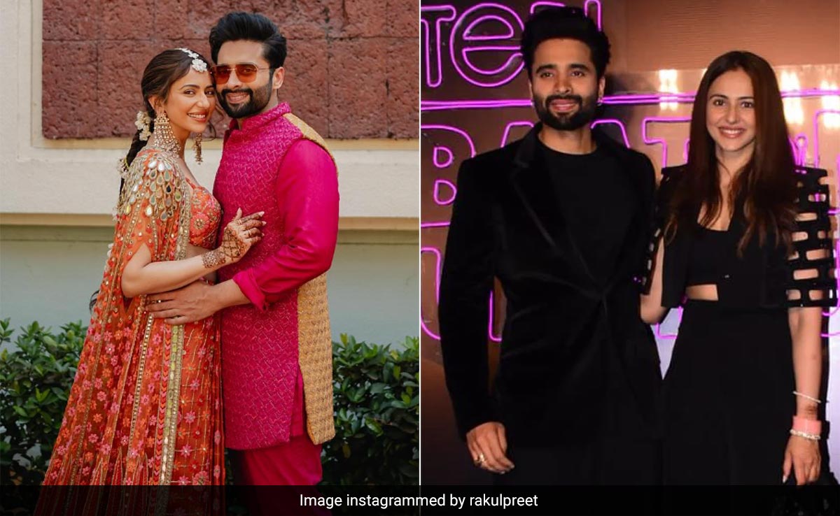 From Sunset Hues To Shades Of Black, Rakul Preet Singh and Jackky Bhagnani's Couple Style Is All About Matching Magnificently