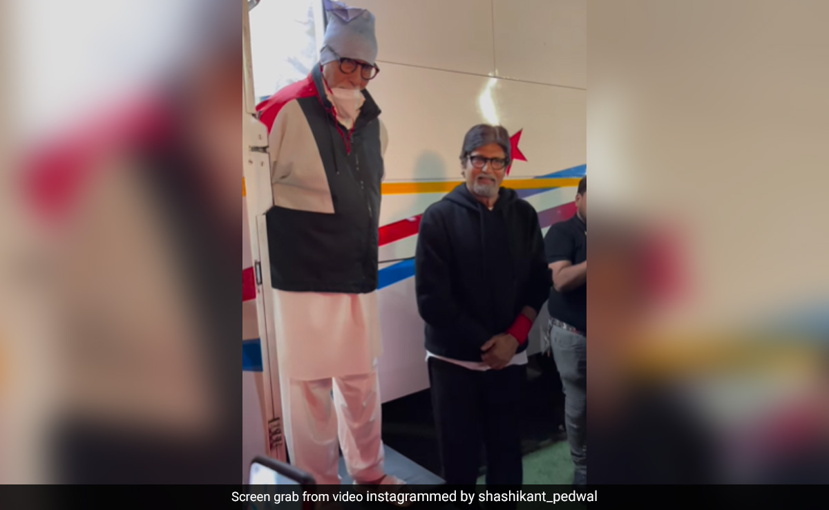 Viral: Amitabh Bachchan's Doppelganger Touches His Feet. The Internet Reacts