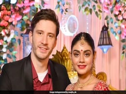Pics: Sreejita De, Michael Blohm Pape Host Wedding Reception In Kolkata Pics: Sreejita De, Michael Blohm Pape Host Wedding Reception In Kolkata