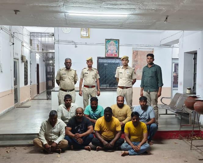 भीलवाड़ा: RIICO में श्रमिक पर जानलेवा हमला करने वाले 8 बदमाश गिरफ्तार, CCTV फुटेज से हुई पहचान&nbsp;