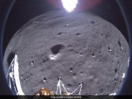 US Lunar Lander Sends Final Image Before Power Depletion US Lunar Lander Sends Final Image Before Power Depletion