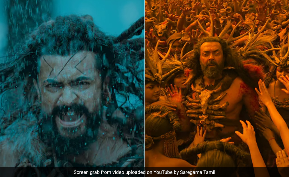 <i>Kanguva</i> Teaser: It's Suriya vs Bobby Deol In A Dark World