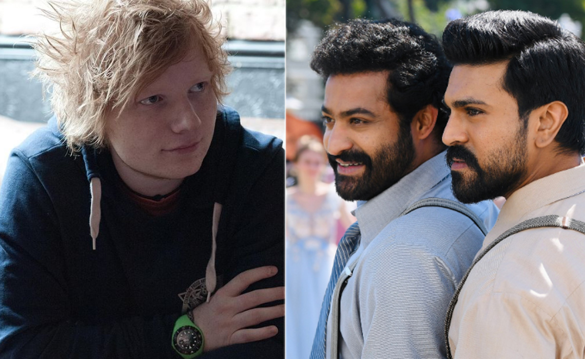 Ed Sheeran Reveals <i>RRR</i> Is His Favourite Indian Film, Calls It "Incredible"