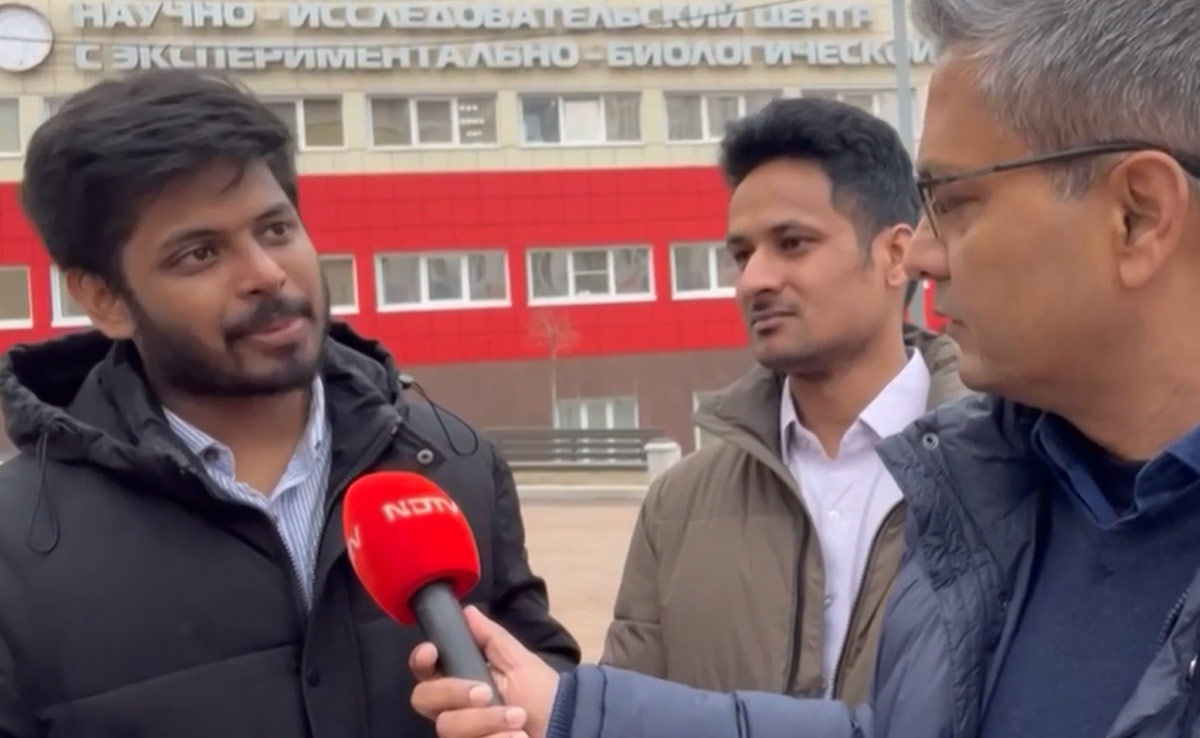 रूस-यूक्रेन युद्ध : "हमारे लिए स्थिति बिल्कुल सामान्य", रूस में पढ़ रहे भारतीय छात्रों ने NDTV से साझा किया अपना अनुभव