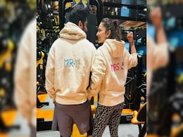 Rakul Preet Singh And Jackky Bhagnani Hit The Gym In "Mr & Mrs" Hoodies To Burn Wedding Calories Rakul Preet Singh And Jackky Bhagnani Hit The Gym In "Mr & Mrs" Hoodies To Burn Wedding Calories