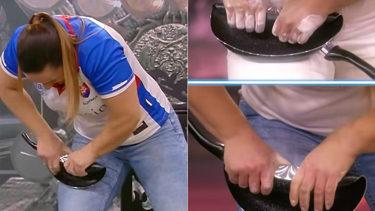 Wait, What?! Viral Video Shows Women Rolling Frying Pans With Bare Hands