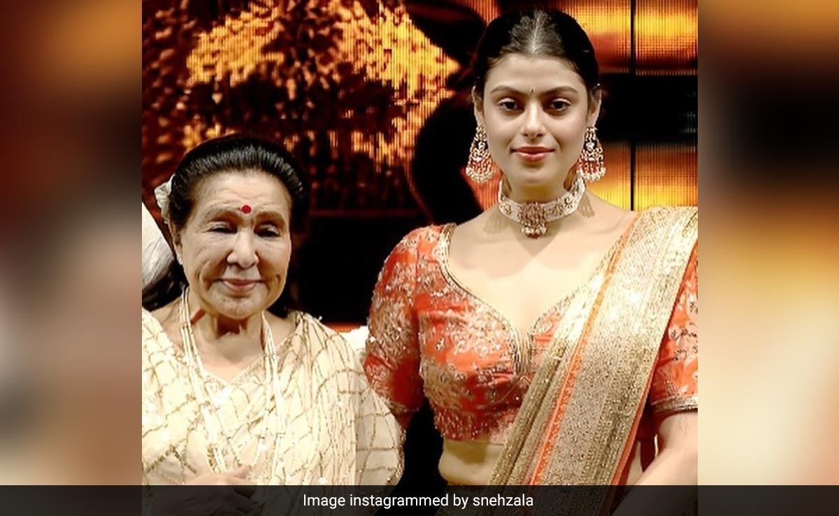 Asha Bhosle's Granddaughter Zanai Bhosle Weaves An Ethnic Dream In <i>Sarees</i> And <i>Lehengas</i>