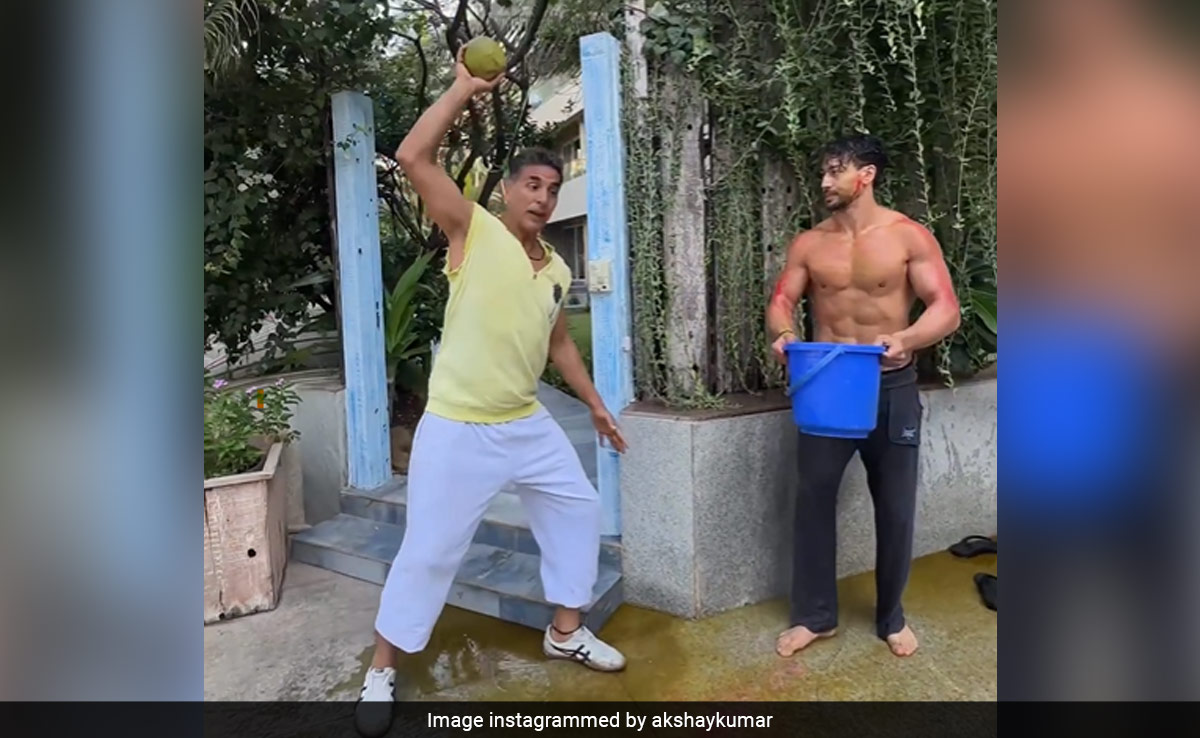 अक्षय कुमार को होली पर रंगना चाहते थे टाइगर श्रॉफ, खिलाड़ी की समझदारी बागी पर पड़ी भारी- देखें बुरा ना मानो होली है वीडियो
