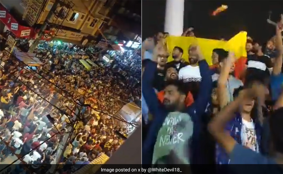 Video: आधी रात सड़कों पर लोगों ने मनाया जश्न, RCB ने जीता खिताब तो फैंस ने इस तरह से किया सेलिब्रेट