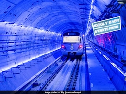 "520 Metres In 45 Seconds": All About India's 1st Underwater Metro "520 Metres In 45 Seconds": All About India's 1st Underwater Metro