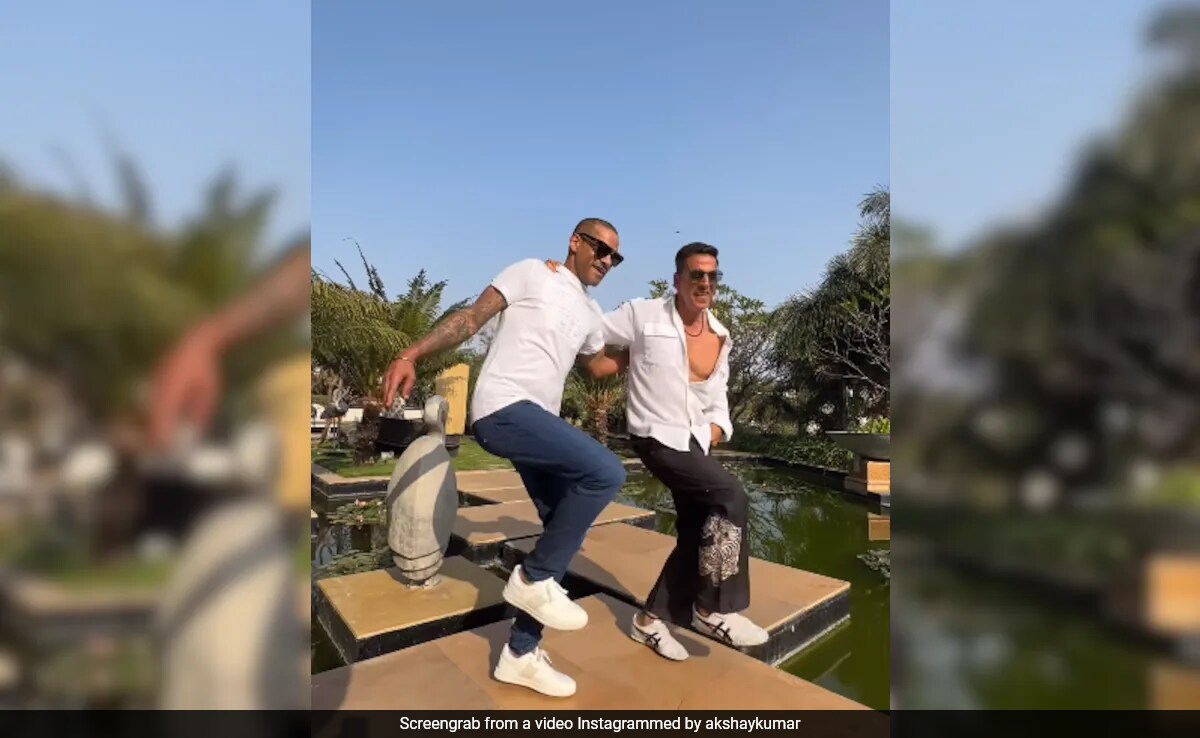 Akshay Kumar Aces Tiger Shroff's Challenge With A Little Help From Shikhar Dhawan. Over To Katrina Kaif