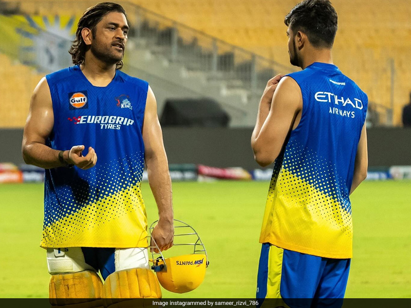 'Watching On TV To Sharing Dressing Room': CSK Youngster's Heartfelt Post For MS Dhoni