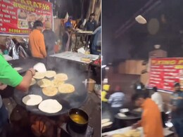 Paranthas Fly Mid-Air, Land On Distant Pan. Vendor's Dough-Tossing Skills Win Internet