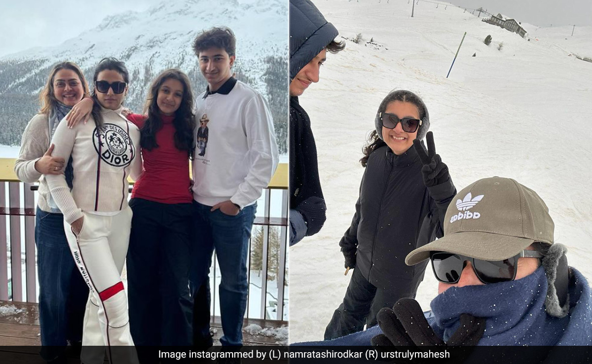 Inside Namrata Shirodkar And Mahesh Babu's Holiday Diaries From "Snow-Kissed Paradise"