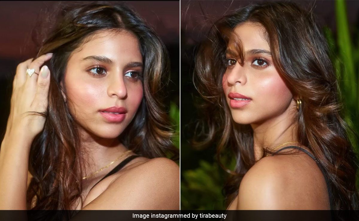 Even Suhana Khan's Minimal Makeup Loves A Little Glitter