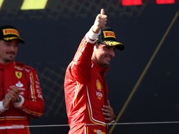 Carlos Sainz Wins Australian GP In Ferrari 1-2 After Max Verstappen's DNF