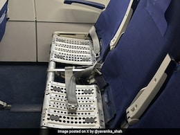 IndiGo Passenger Finds Seat Cushion Missing On Flight, Airline Responds