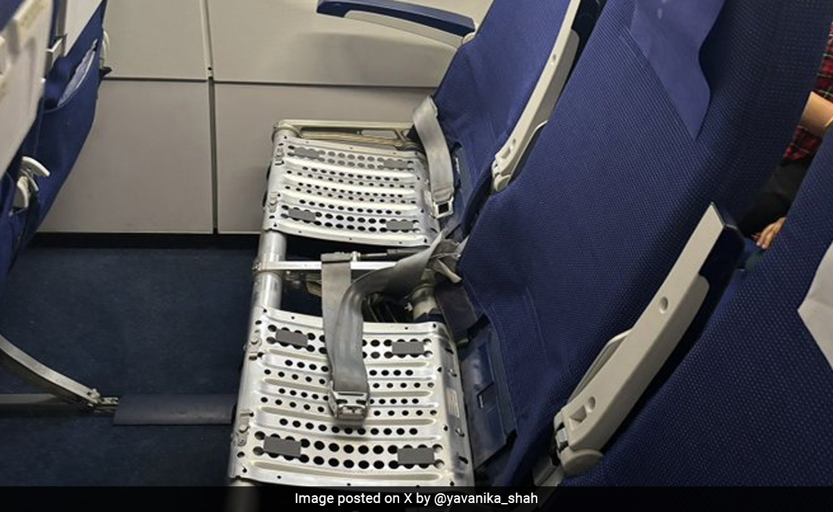 IndiGo Passenger Finds Seat Cushion Missing On Flight, Airline Responds