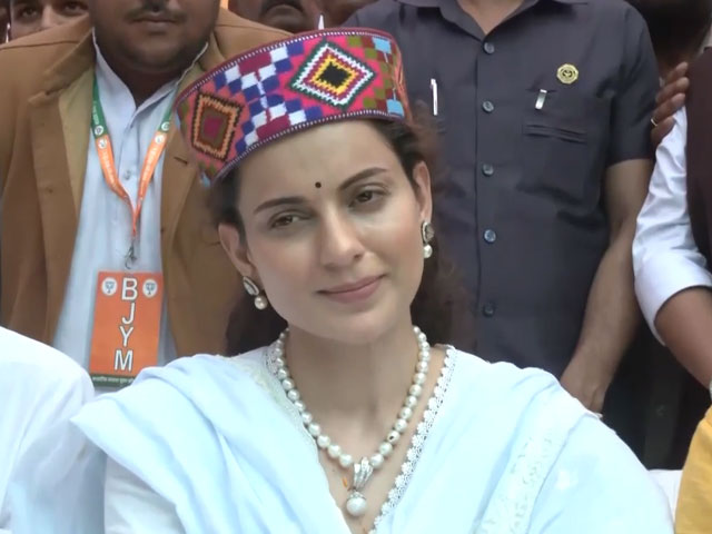 BJP's Kangana Ranaut Responds To Opposition's "Outsider" Remark