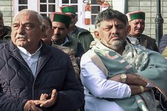"All Is Well": DK Shivakumar Signals Harmony In Congress's Himachal Unit "All Is Well": DK Shivakumar Signals Harmony In Congress's Himachal Unit