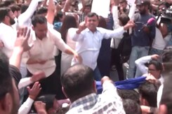 Delhi Ministers Detained During AAP Protest Against Arvind Kejriwal's Arrest Delhi Ministers Detained During AAP Protest Against Arvind Kejriwal's Arrest