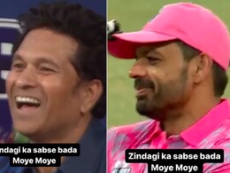 Watch: Influencer Gaurav Taneja's '<i>Moye Moye</i> Moment' In ISPL Leaves Sachin Tendulkar In Splits