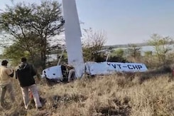 Pilot Injured After Trainer Aircraft Crashes In Madhya Pradesh's Guna Pilot Injured After Trainer Aircraft Crashes In Madhya Pradesh's Guna