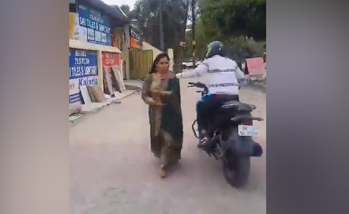 Video: She Was Shooting A Reel When A Biker Snatched Her Chain