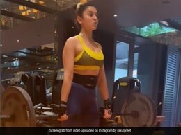 Newlywed Rakul Preet Singh Sweats It Out Like This In Gym Newlywed Rakul Preet Singh Sweats It Out Like This In Gym