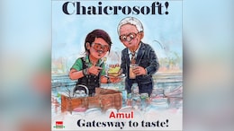 "Chaicrosoft": Amul's Playful Take On Bill Gates' Tea Moment With Dolly Chaiwala