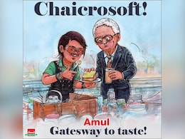 "Chaicrosoft": Amul's Playful Take On Bill Gates' Tea Moment With Dolly Chaiwala