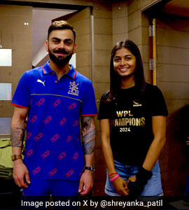"He Actually Knows My Name": WPL Winner Shreyanka Patil Star-Struck After Meeting Virat Kohli
