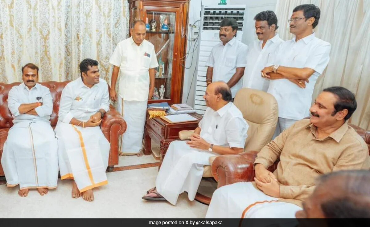 BJP Seals Seat-Sharing Deal With PMK For Lok Sabha Polls In Tamil Nadu