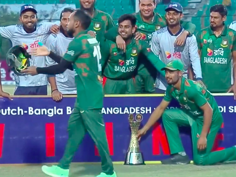 Watch: Mushfiqur Rahim's 'Broken Helmet' Celebration Mocking Angelo Mathews, Sri Lanka Viral