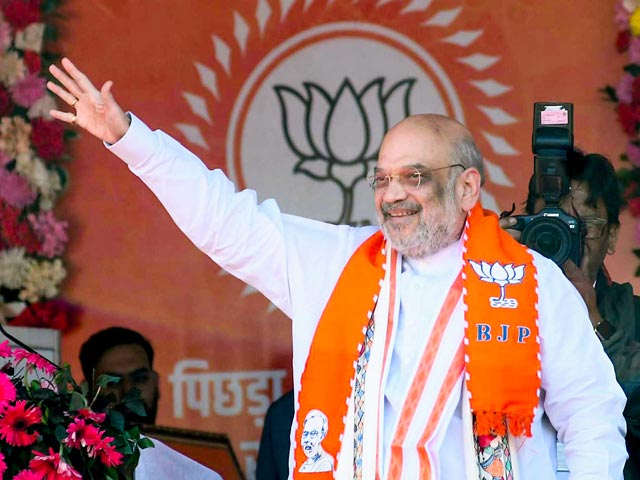 Worked For Families' Interest: Amit Shah Attacks Congress, Lalu Yadav In Bihar