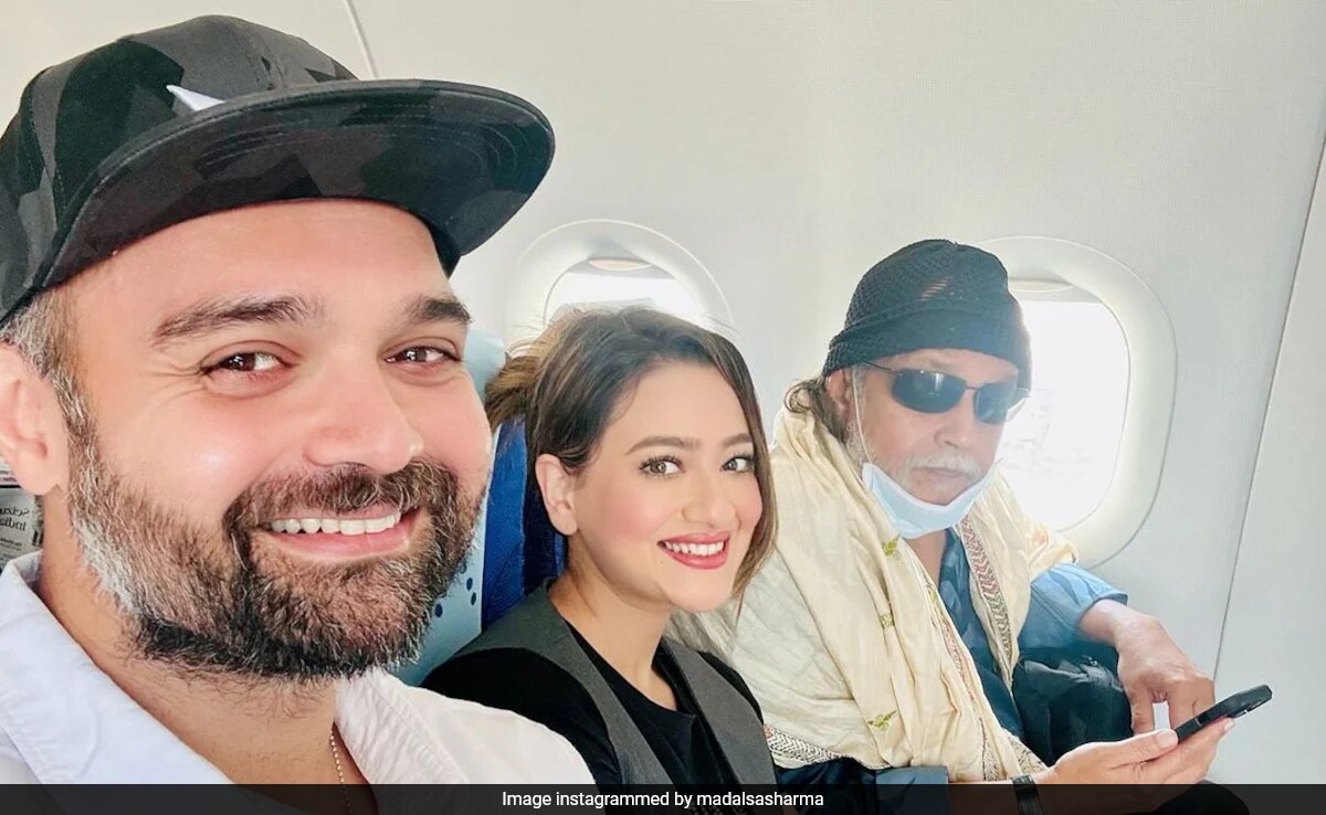 Mithun Chakraborty On Vacation Weeks After Being Hospitalised. See Daughter-In-Law Madalsa Sharma's Plane Pic