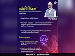 इंडिया एआई मिशन को कैबिनेट की मंजूरी, पीएम मोदी ने कहा- तकनीक और नवाचार के लिए ऐतिहासिक दिन इंडिया एआई मिशन को कैबिनेट की मंजूरी, पीएम मोदी ने कहा- तकनीक और नवाचार के लिए ऐतिहासिक दिन