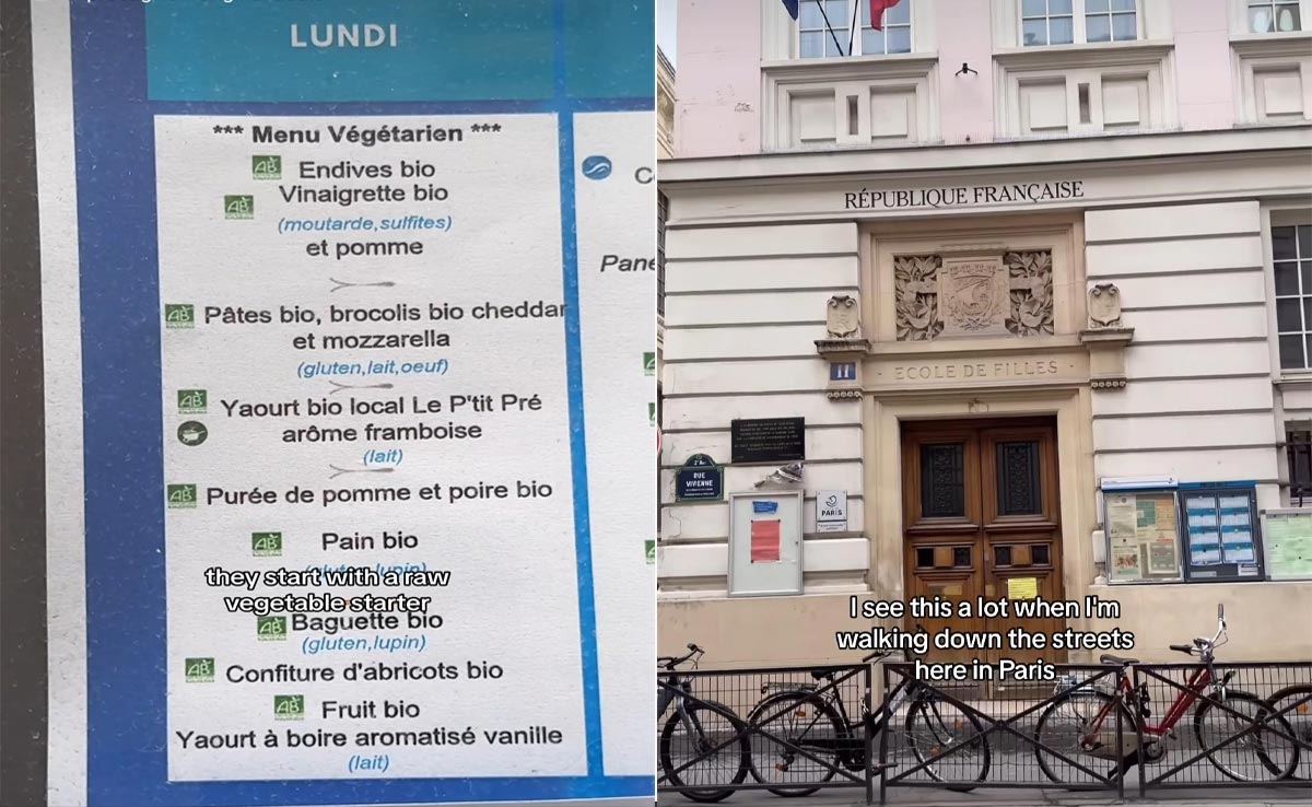 Viral Video Details What Paris School Serves For Lunch, Internet Impressed