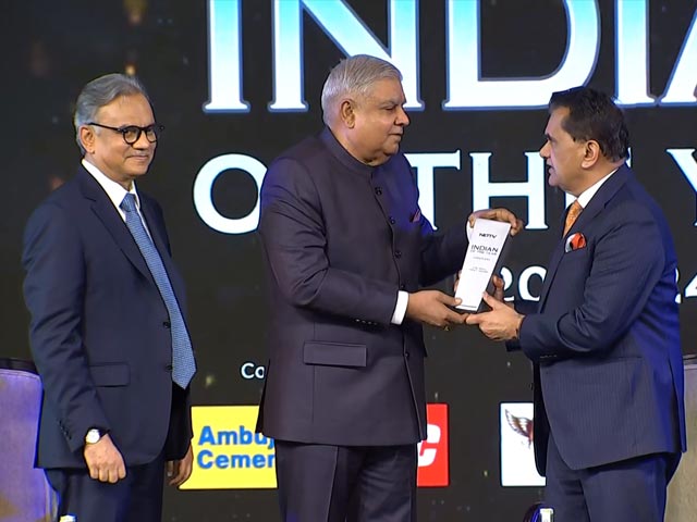 Amitabh Kant Awarded 'India First Award' I NDTV Indian Of The Year Awards
